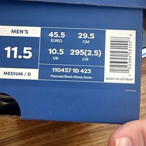 Brooks Blue Shoe Box
